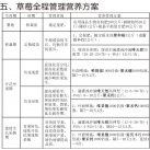 五、草莓全程管理营养方案